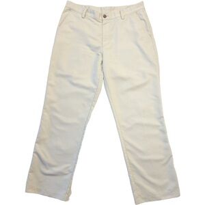 Adidas Men’s Clima Lite Cream Color flat front pants size 32 x 30
